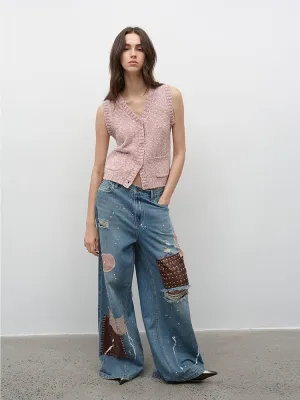 Layered Knit Vest