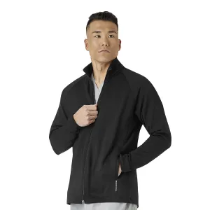 Layers 8309 Men's Fleece Full Zip Jacket Black