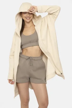 Longline Zip Up Gym Jacket