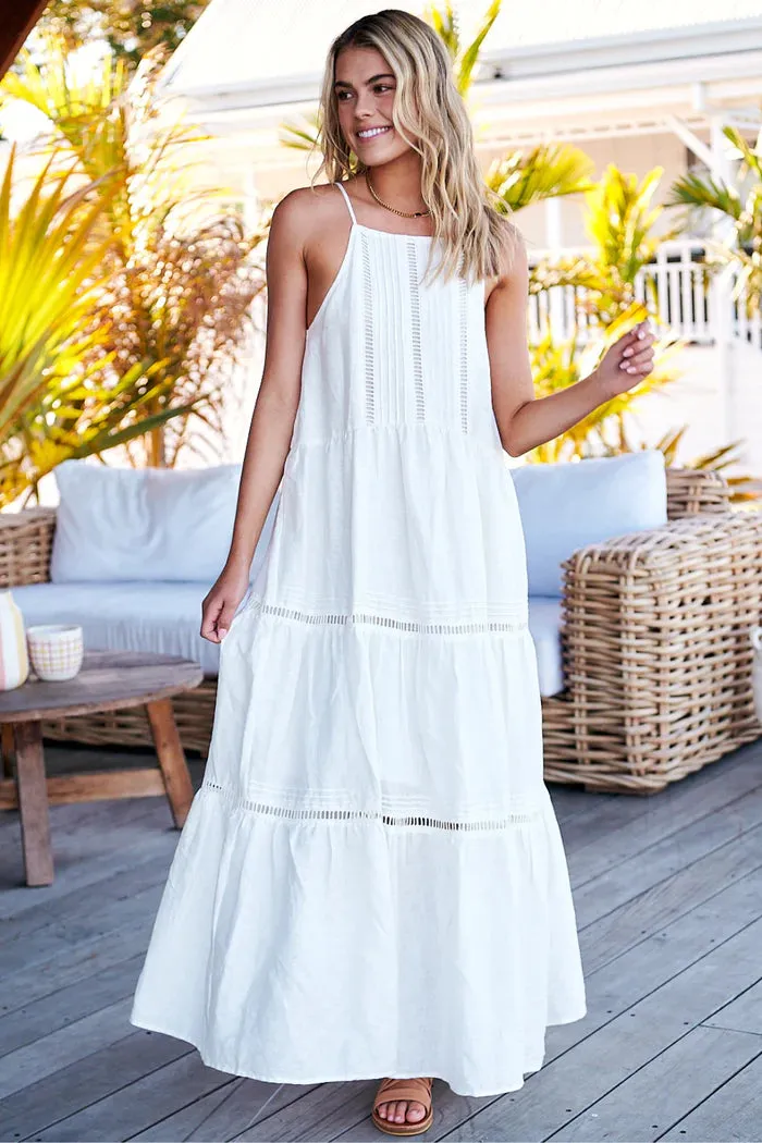Lou White Maxi Dress