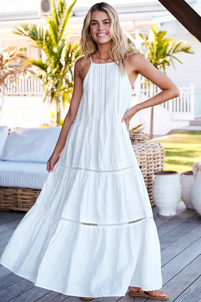Lou White Maxi Dress