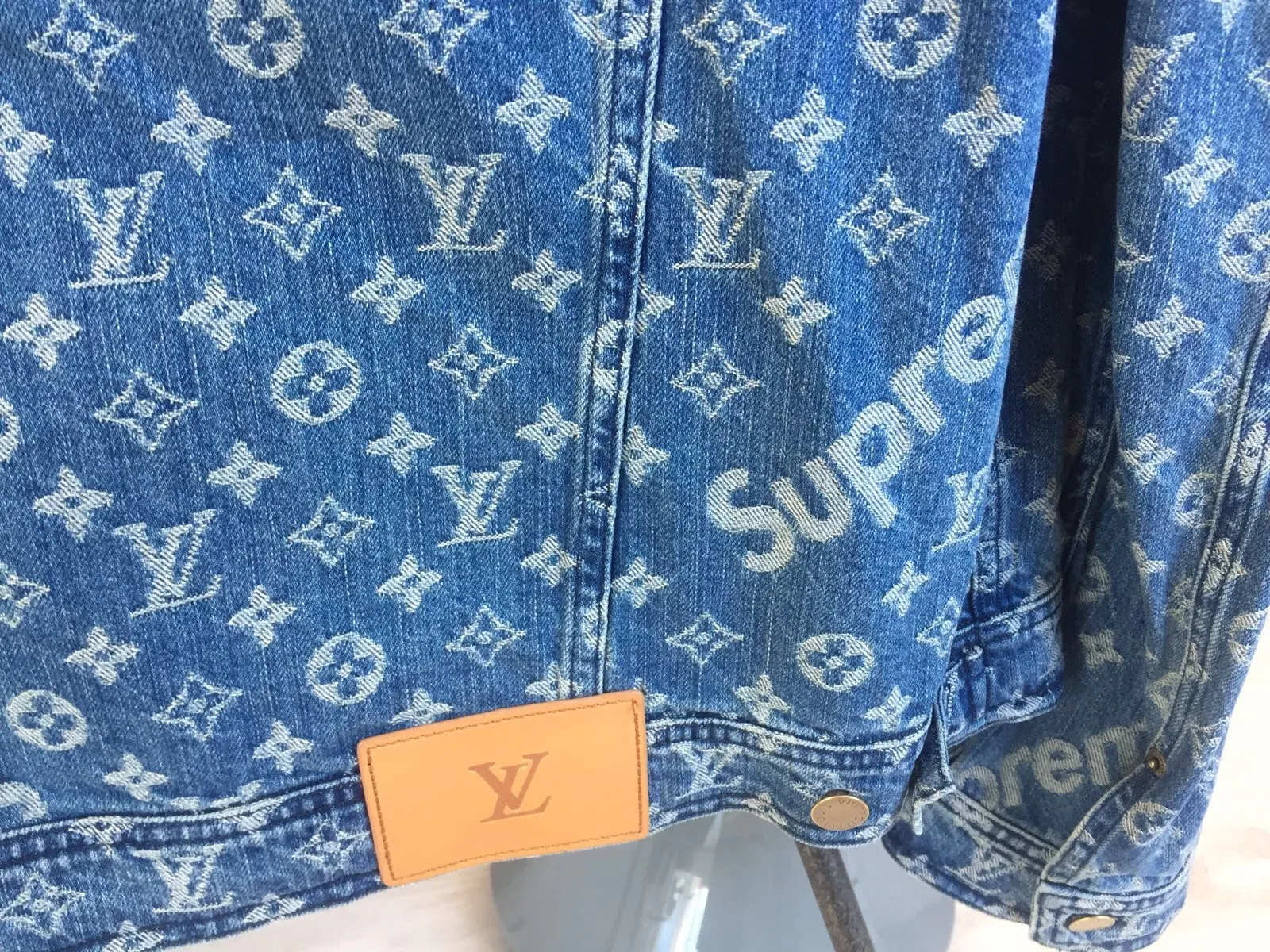 Louis Vuitton | Supreme Denim Monogram Jacket | 56