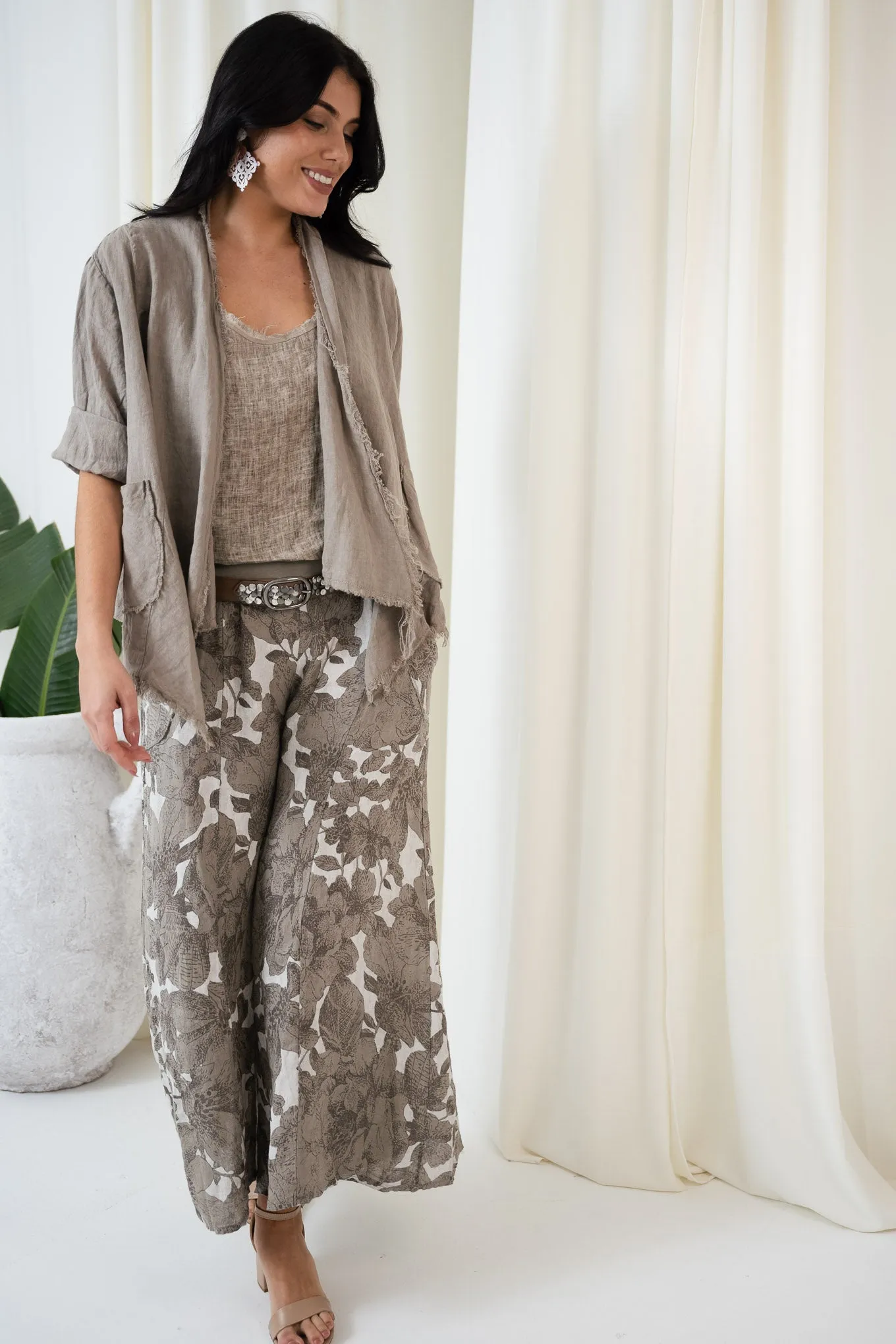 Luisa Cropped Jacket | Fango