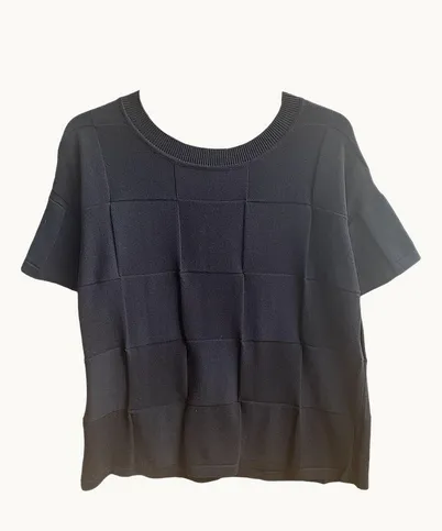 Luna Knit Top - Black