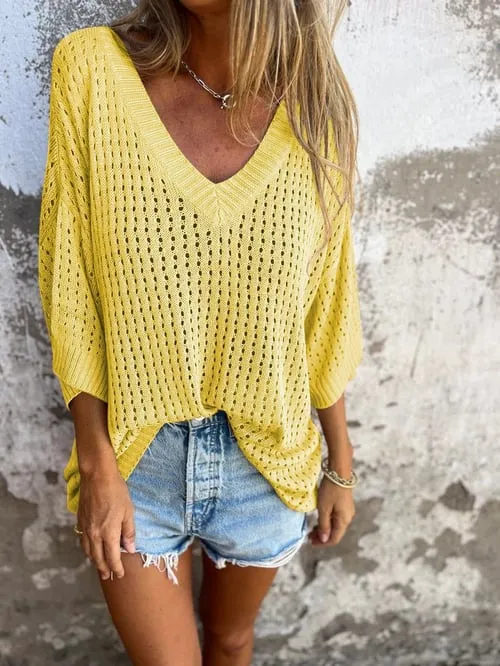 Luna Knit V-Neck