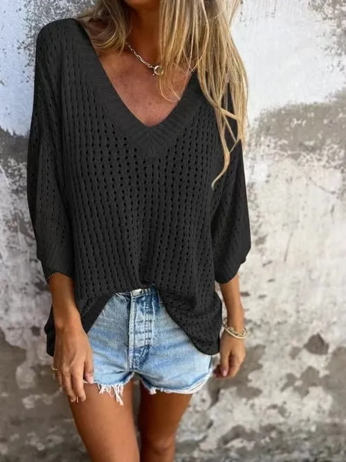 Luna Knit V-Neck