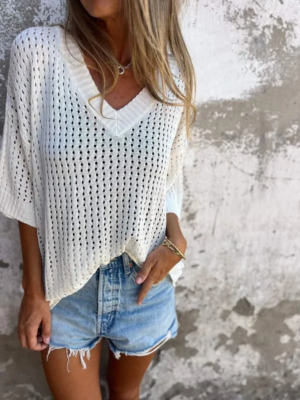 Luna Knit V-Neck