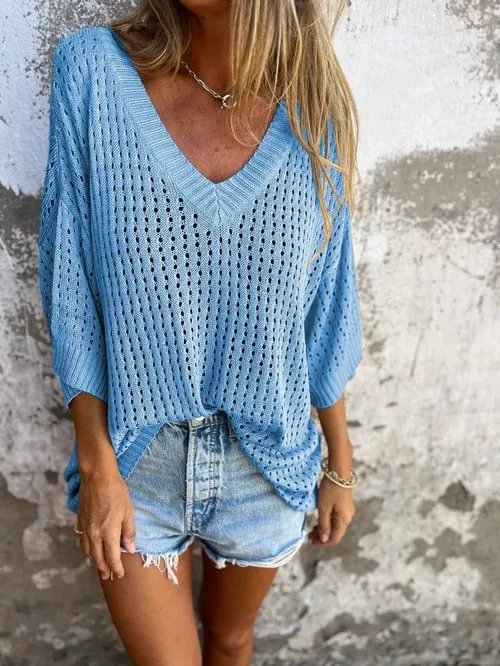 Luna Knit V-Neck