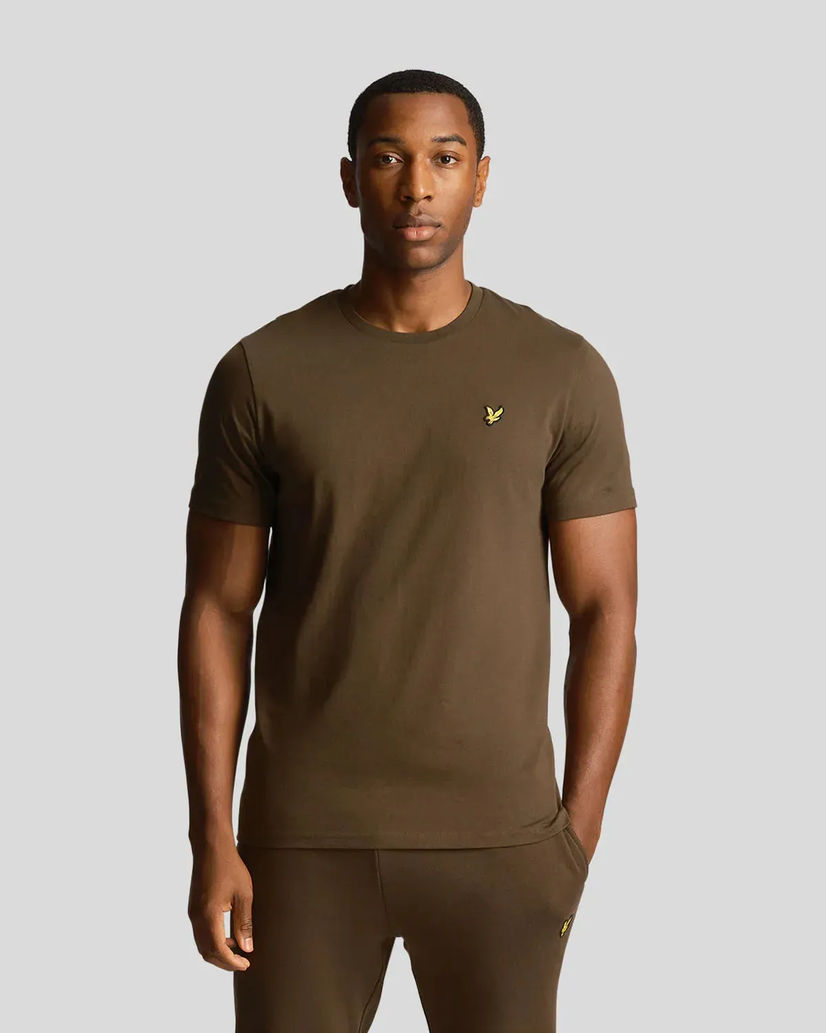 Lyle & Scott Plain T-Shirt In Olive