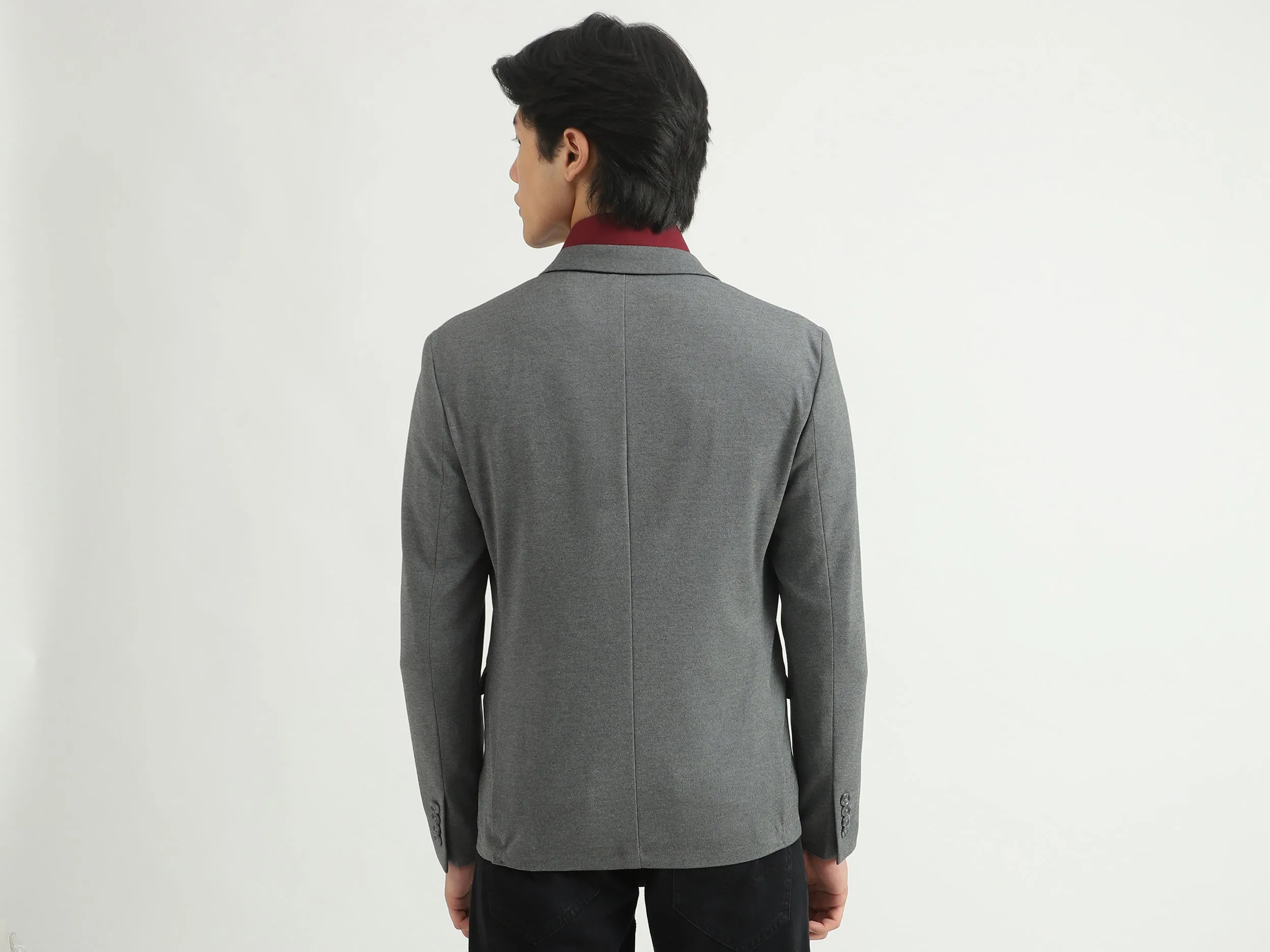 Men Solid Blazer