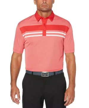 Mens Birdseye Block Polo