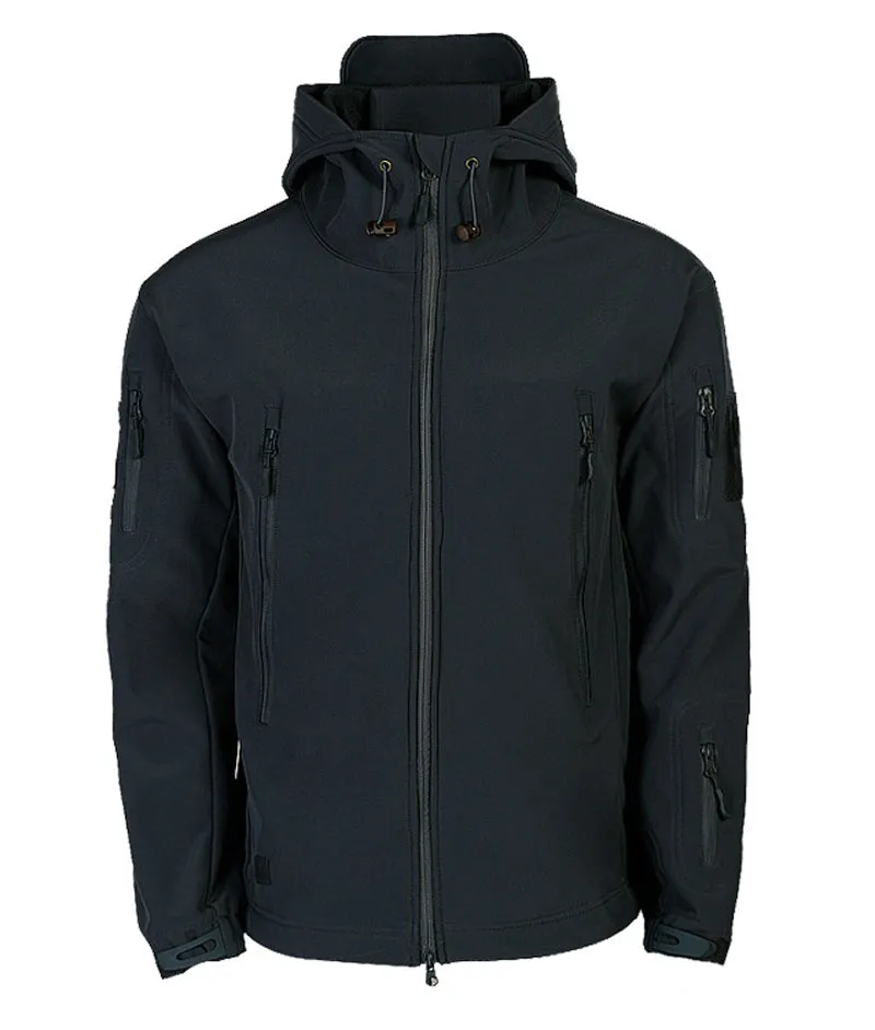 Men's Windproof Hooded Soft Shell Jacket