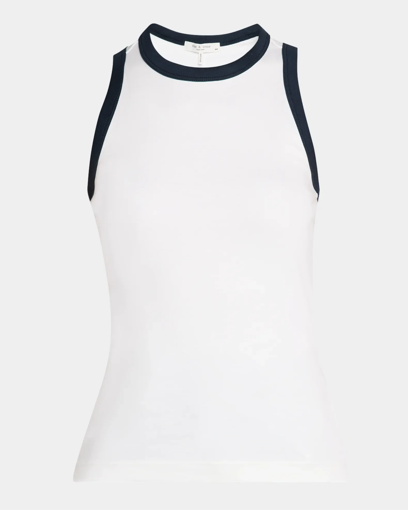 MIA RINGER TANK IN WHITE MULTI