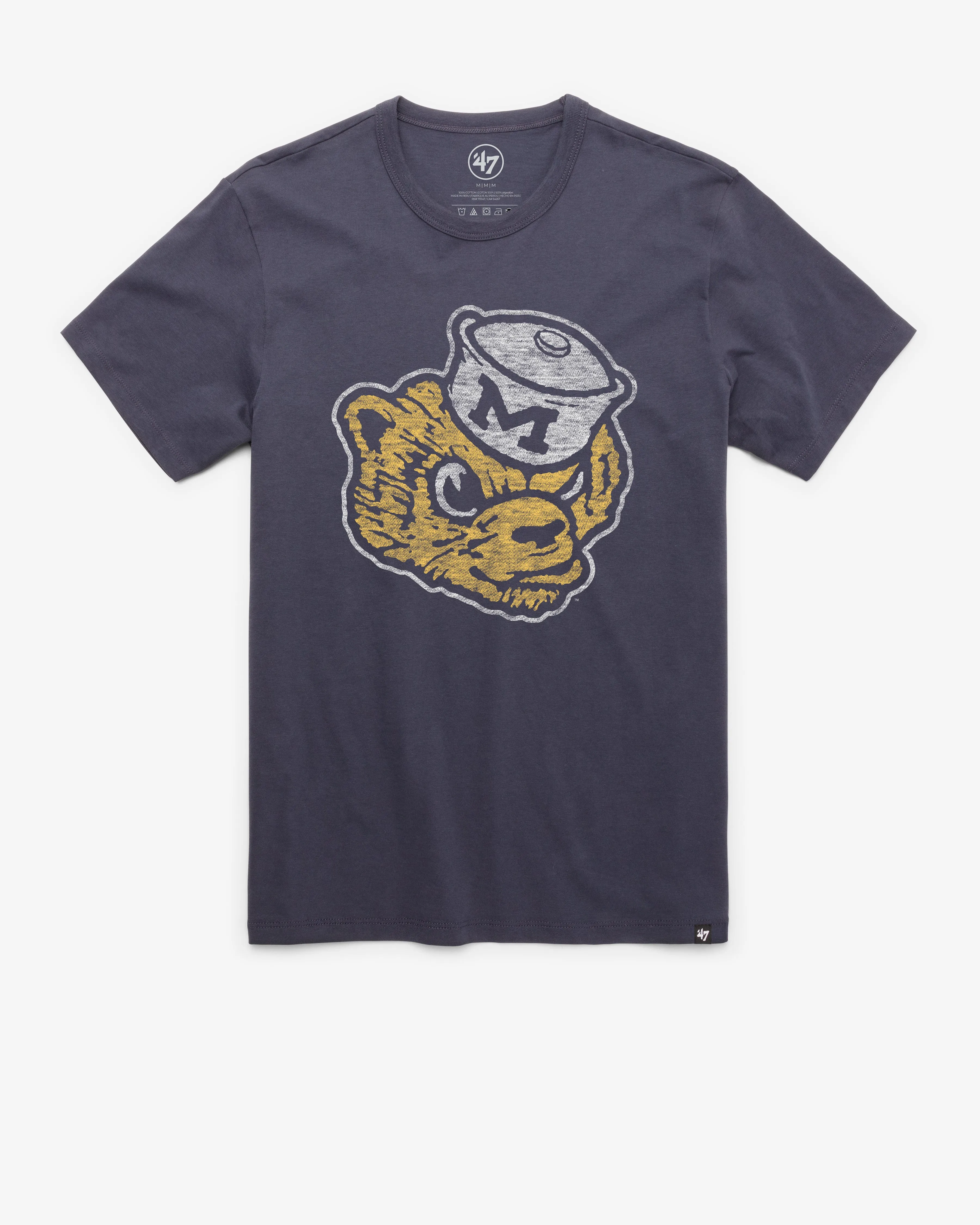 MICHIGAN WOLVERINES VINTAGE PREMIER '47 FRANKLIN TEE