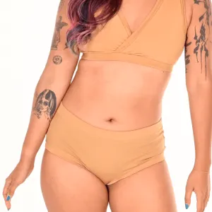 Mid Rise Briefs - Nude Two