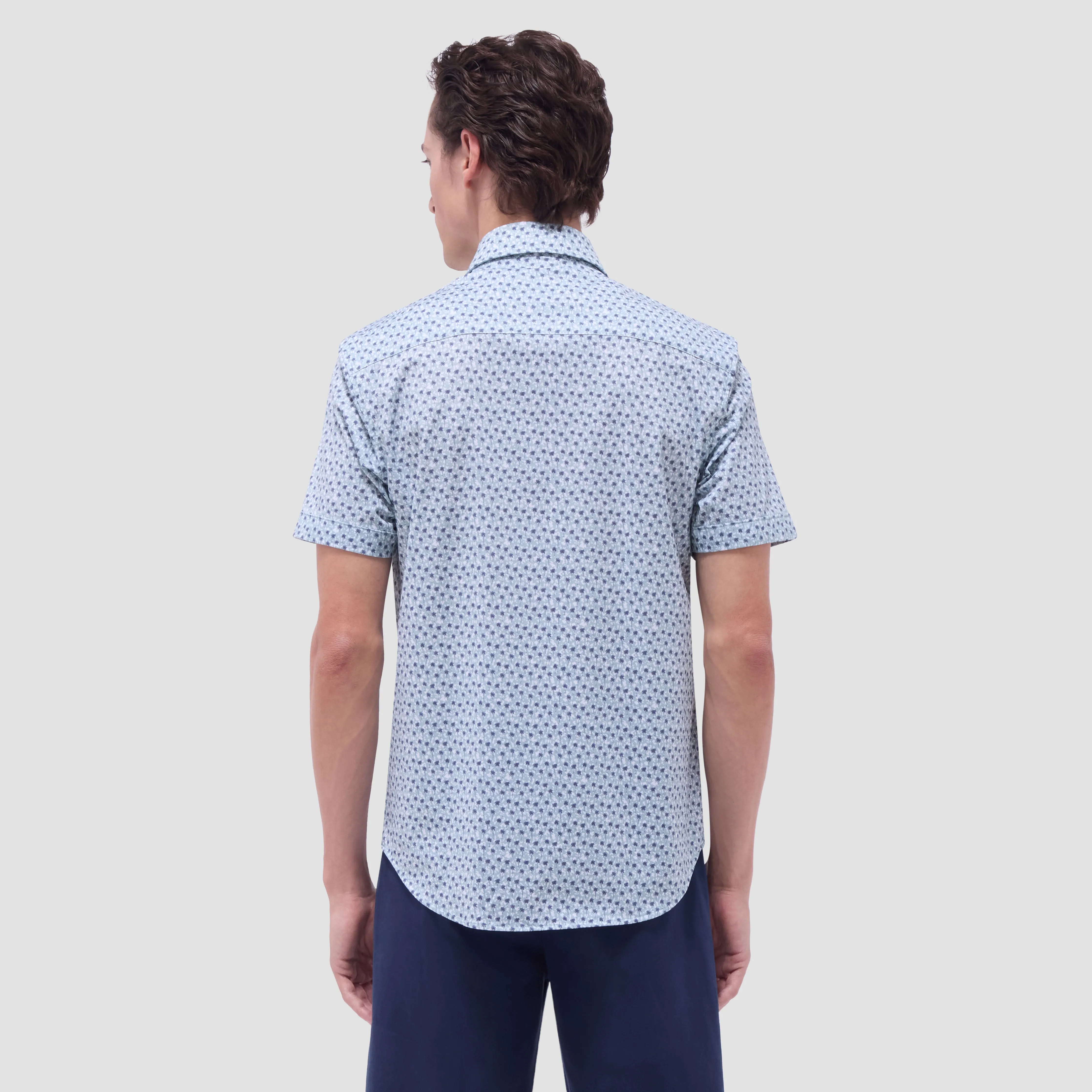 Miles Palm Tree OoohCotton Short-Sleeve Shirt