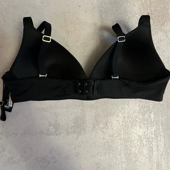 Montelle intimates essentials Black Wire free Bra T-shirt NEW