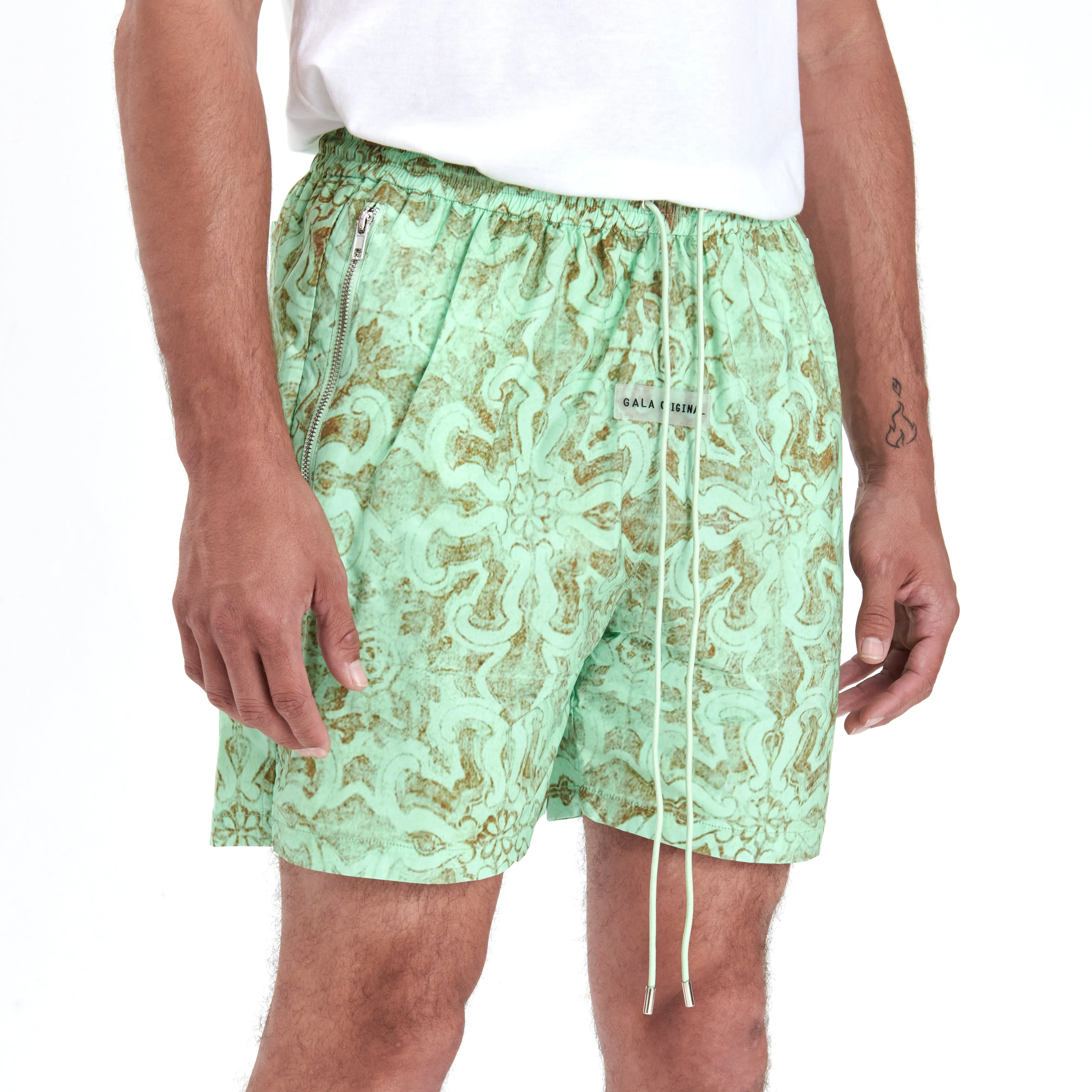MOTIF SHORTS (SAGE MOSS)