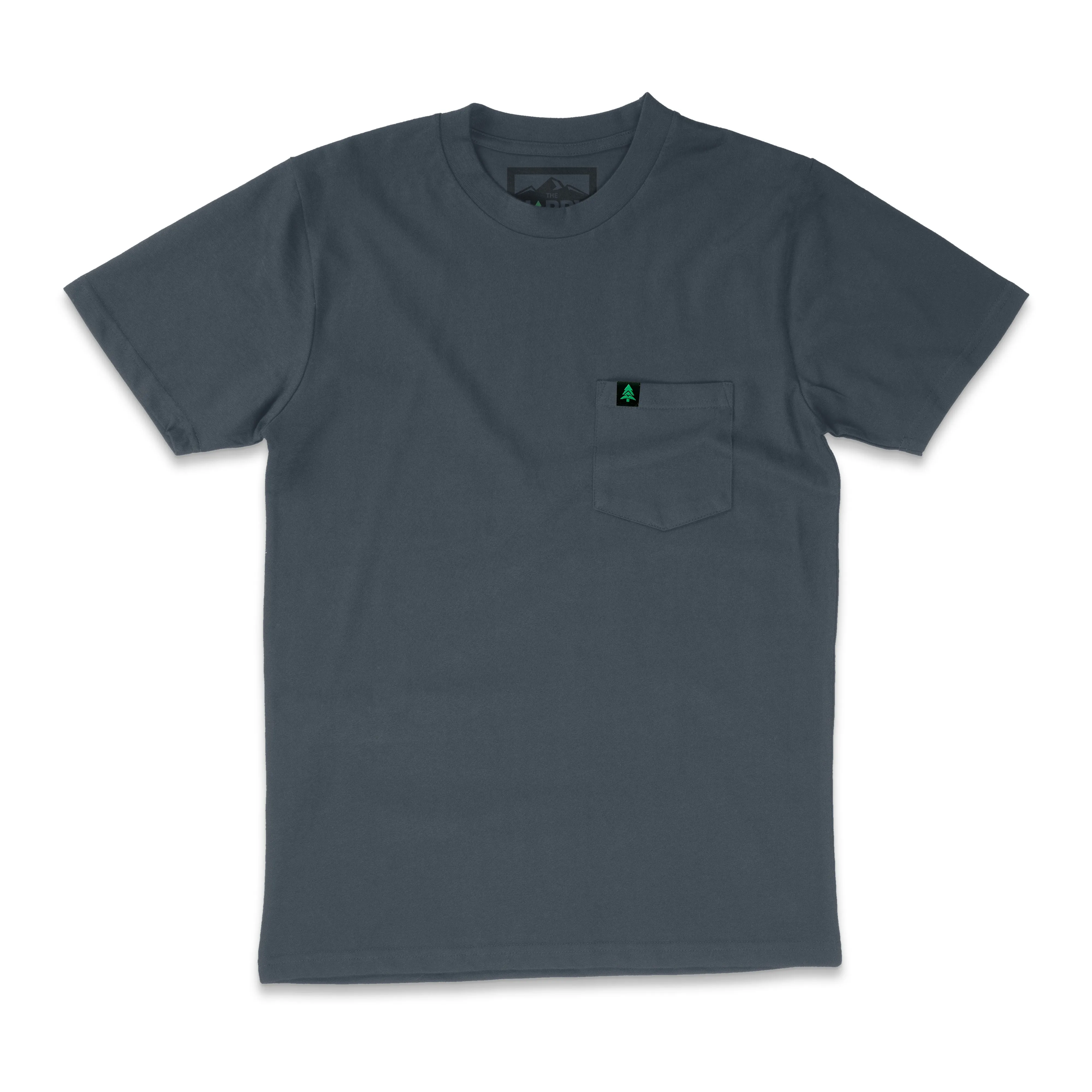 Mountain Tree Label 'Lifestyle Tee' w / Pocket | Premium Heavyweight |