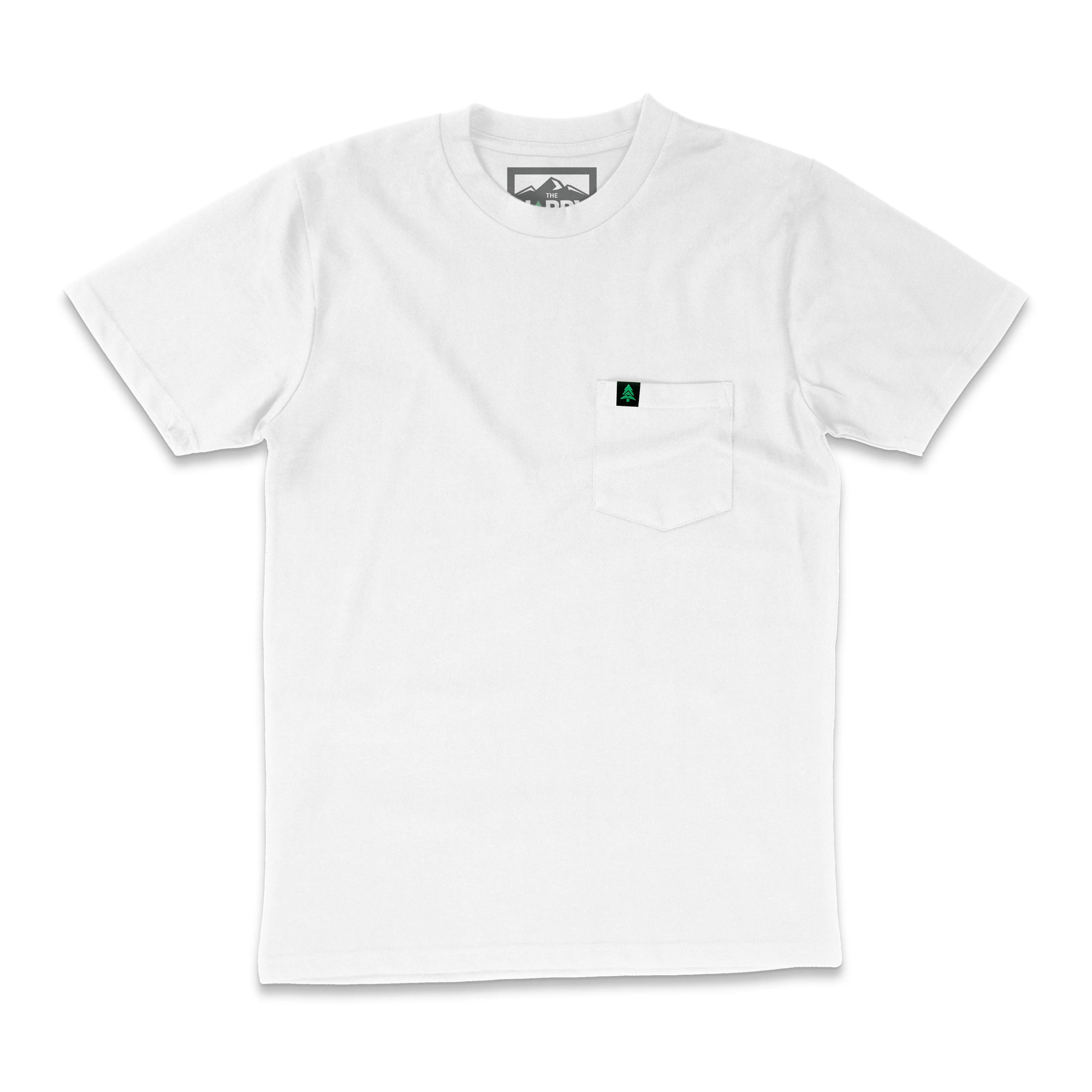 Mountain Tree Label 'Lifestyle Tee' w / Pocket | Premium Heavyweight |