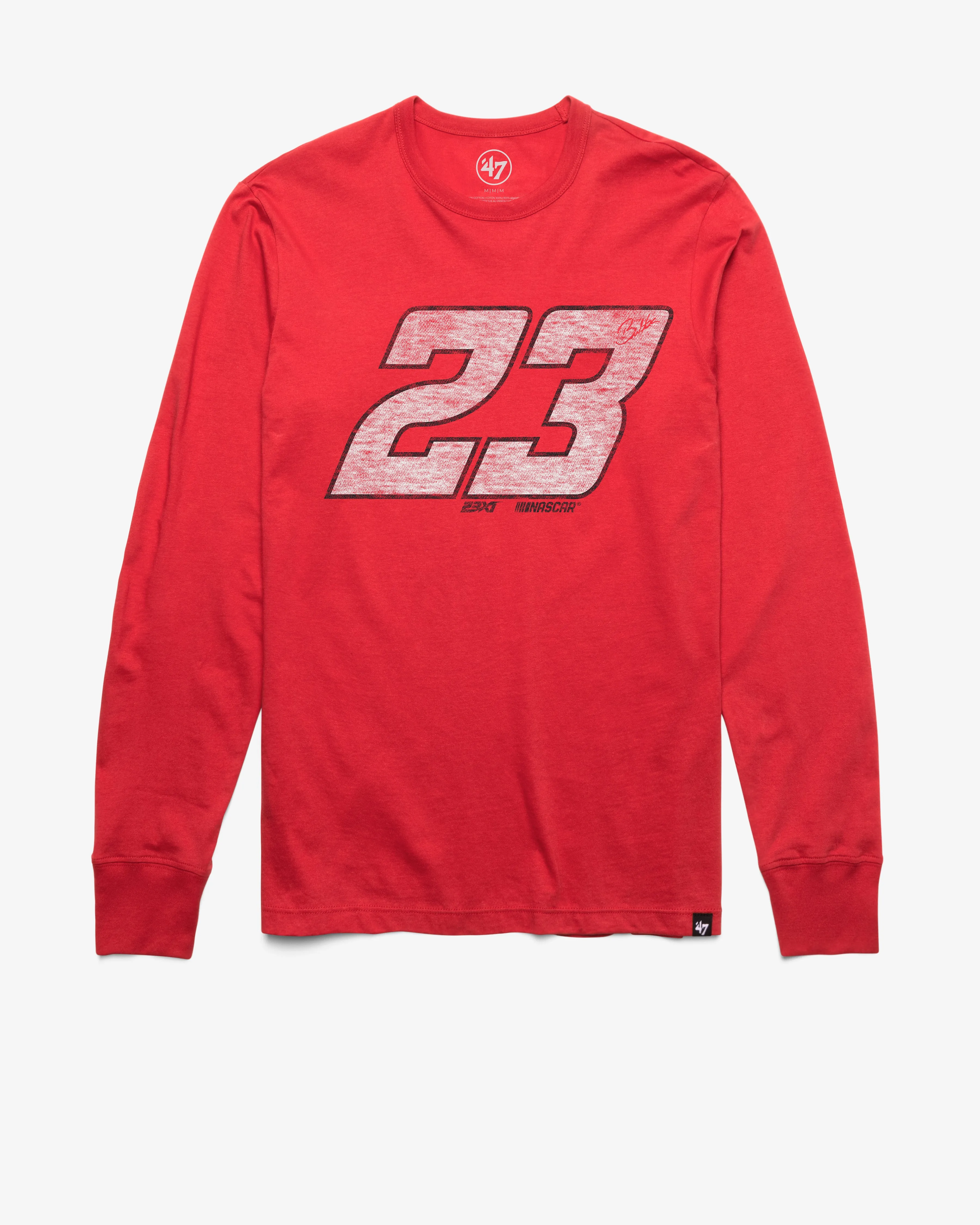 NASCAR BUBBA WALLACE 23XI RACING DRIVER '47 FRANKLIN LONG SLEEVE TEE