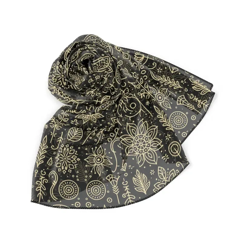 Nature Line Art Scarf Stylish Companion