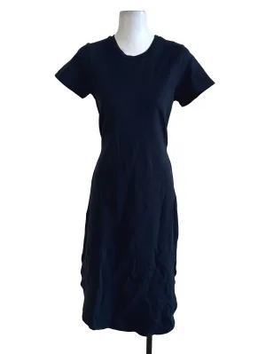 Navy Blue Plain Tee Dress