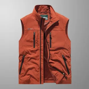Neil | Multi-Pocket Breathable Outdoor Cargo Vest