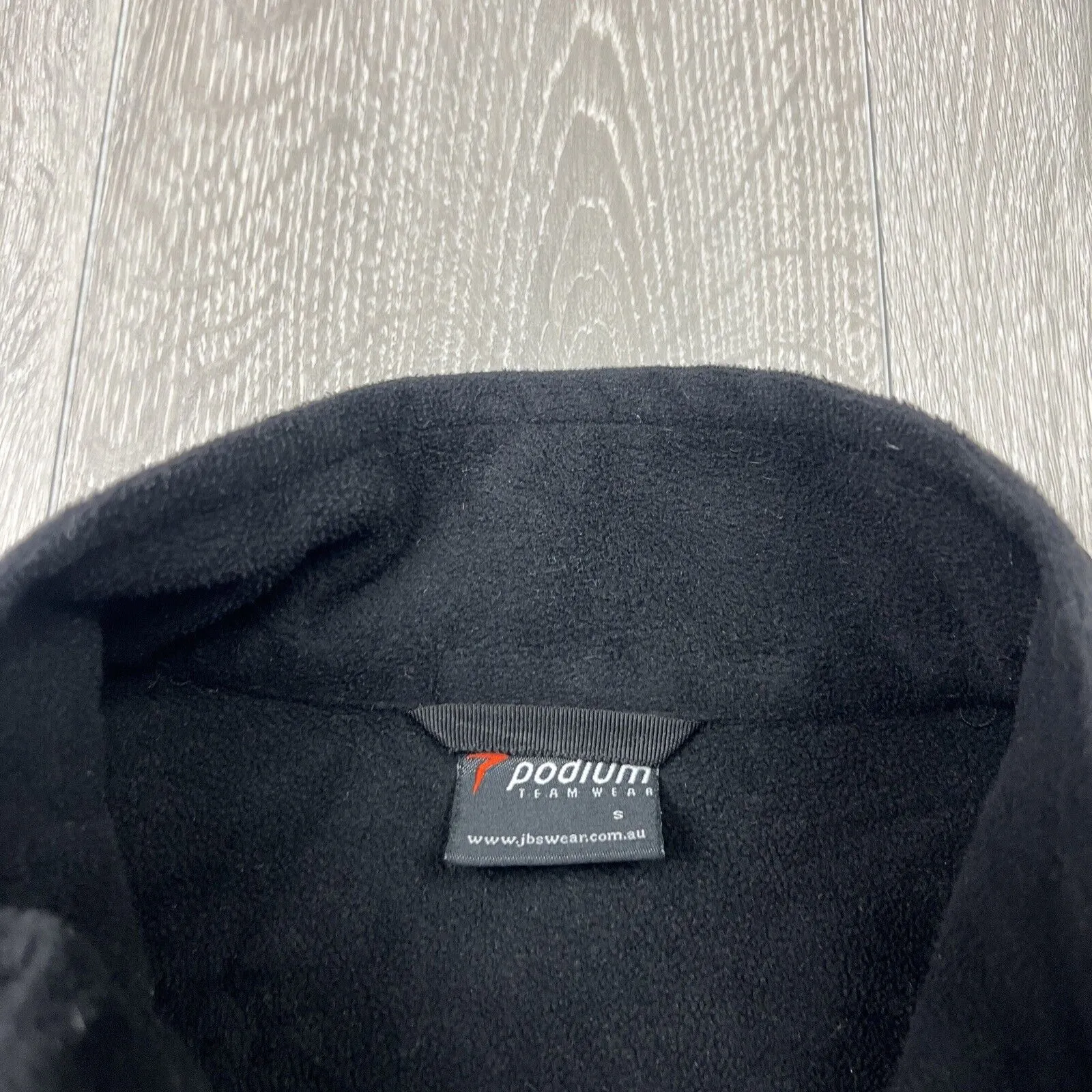 North Sydney United Football Club Soccer Black Soft Shell Jacket Size Small