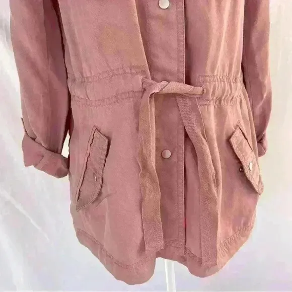 NWT LOFT pink utility jacket.