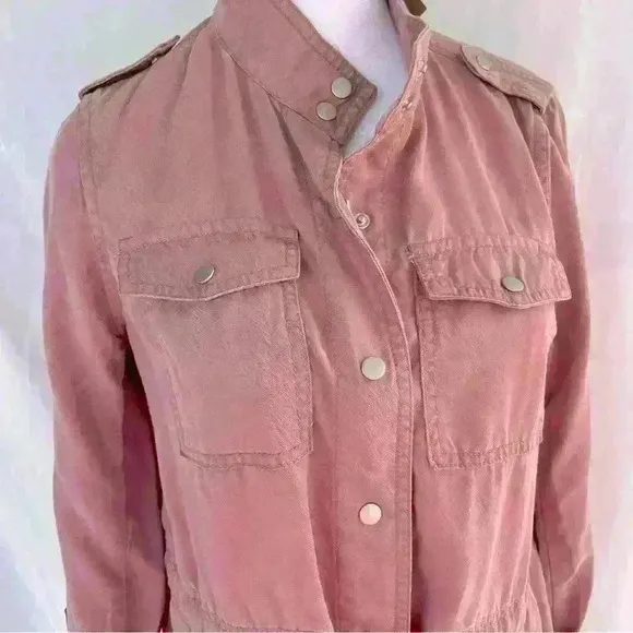 NWT LOFT pink utility jacket.