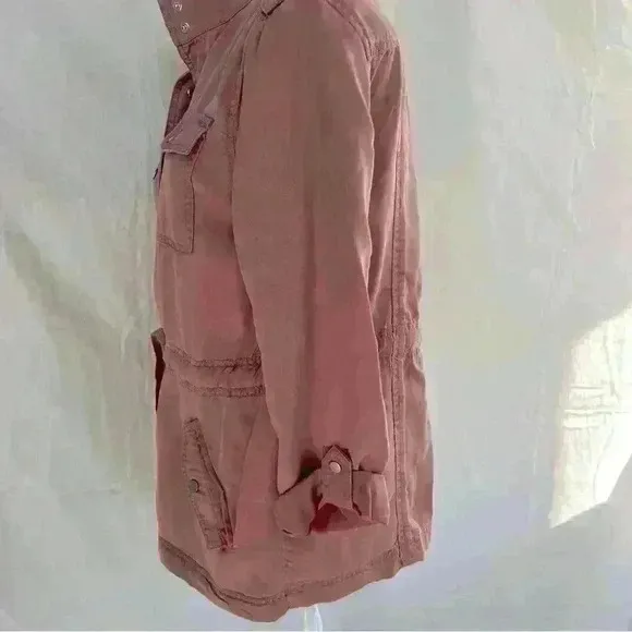 NWT LOFT pink utility jacket.