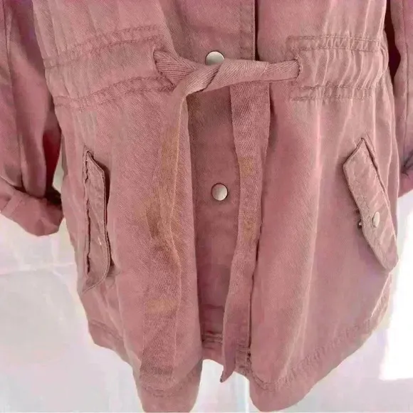 NWT LOFT pink utility jacket.