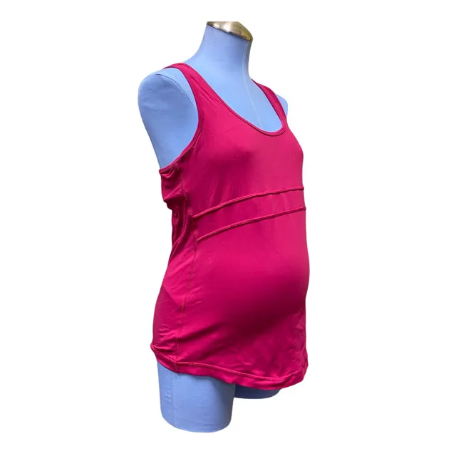 Ocean Lily Pink Maternity Tank (Size Medium)