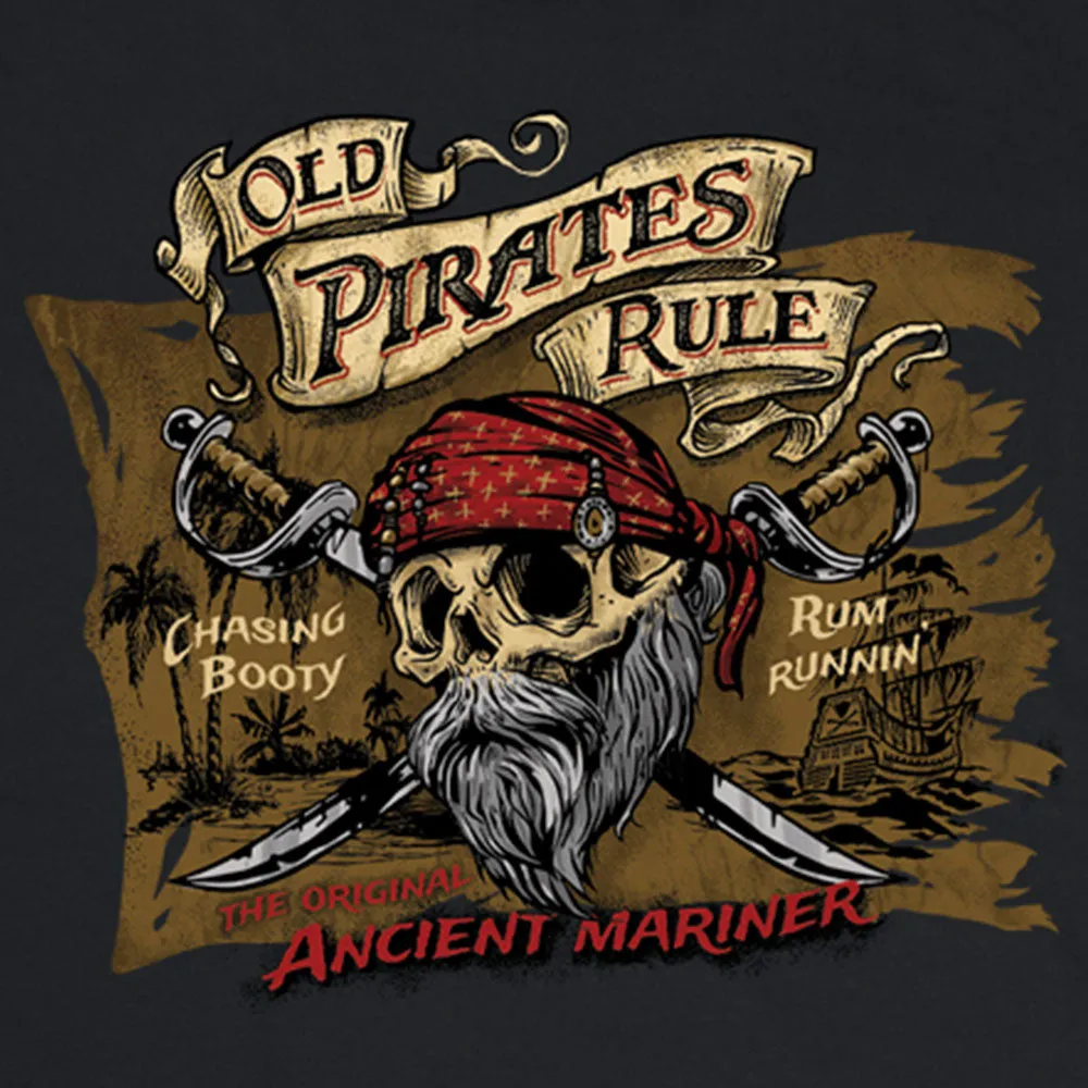 Old Pirates T-Shirt - Black - Big - OG2232BIG