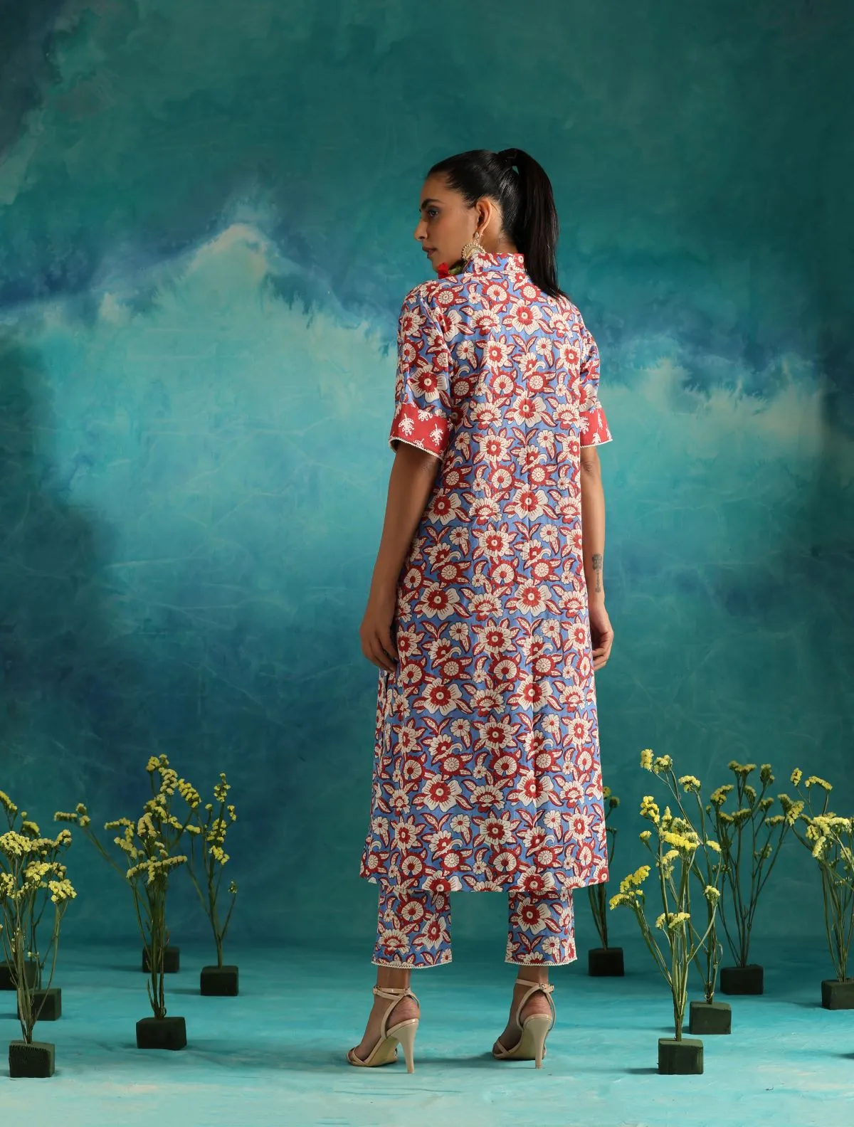 ON SALE- Floral fields kurta set