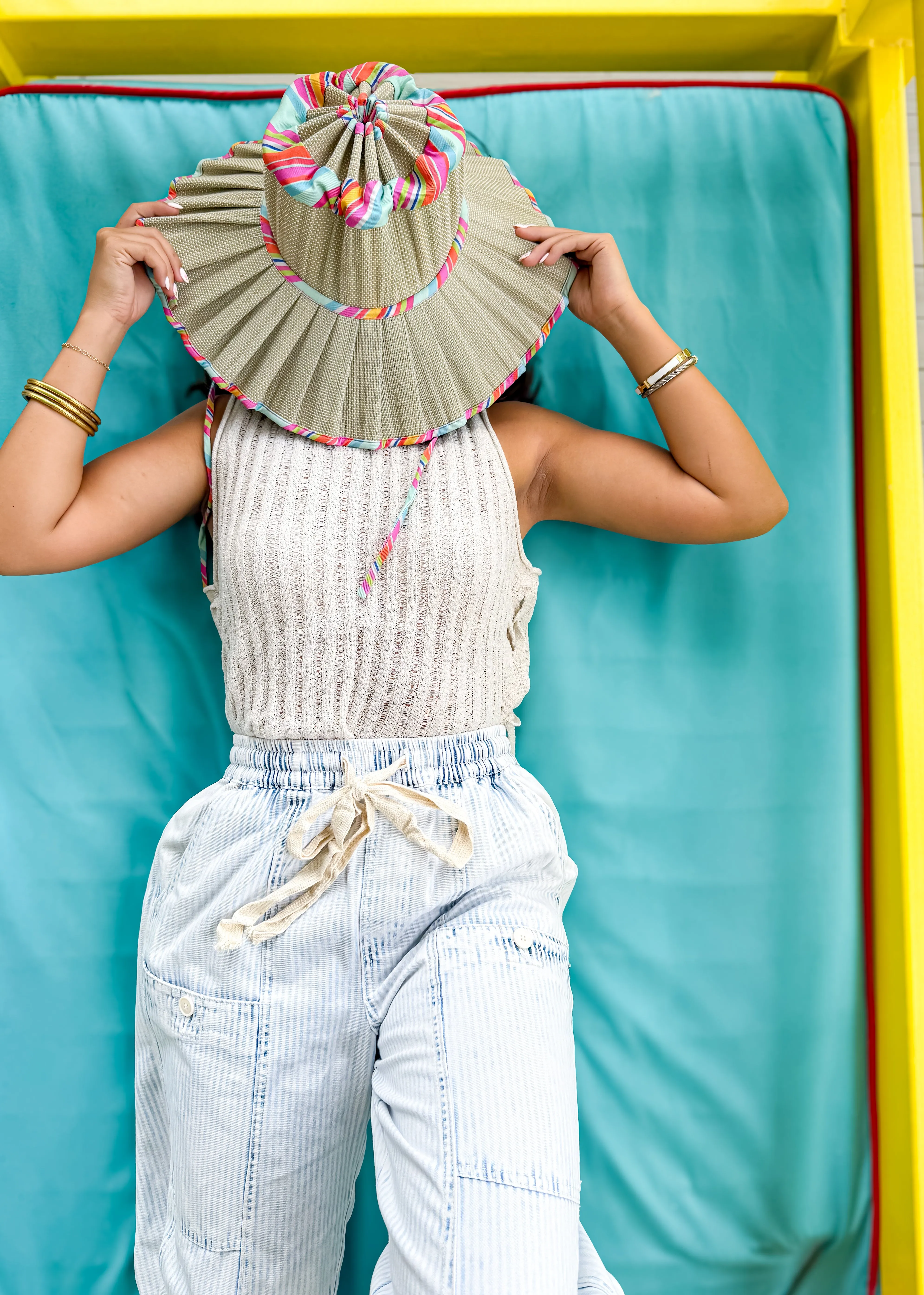 Ophelia Washed Barrel Shape Pants