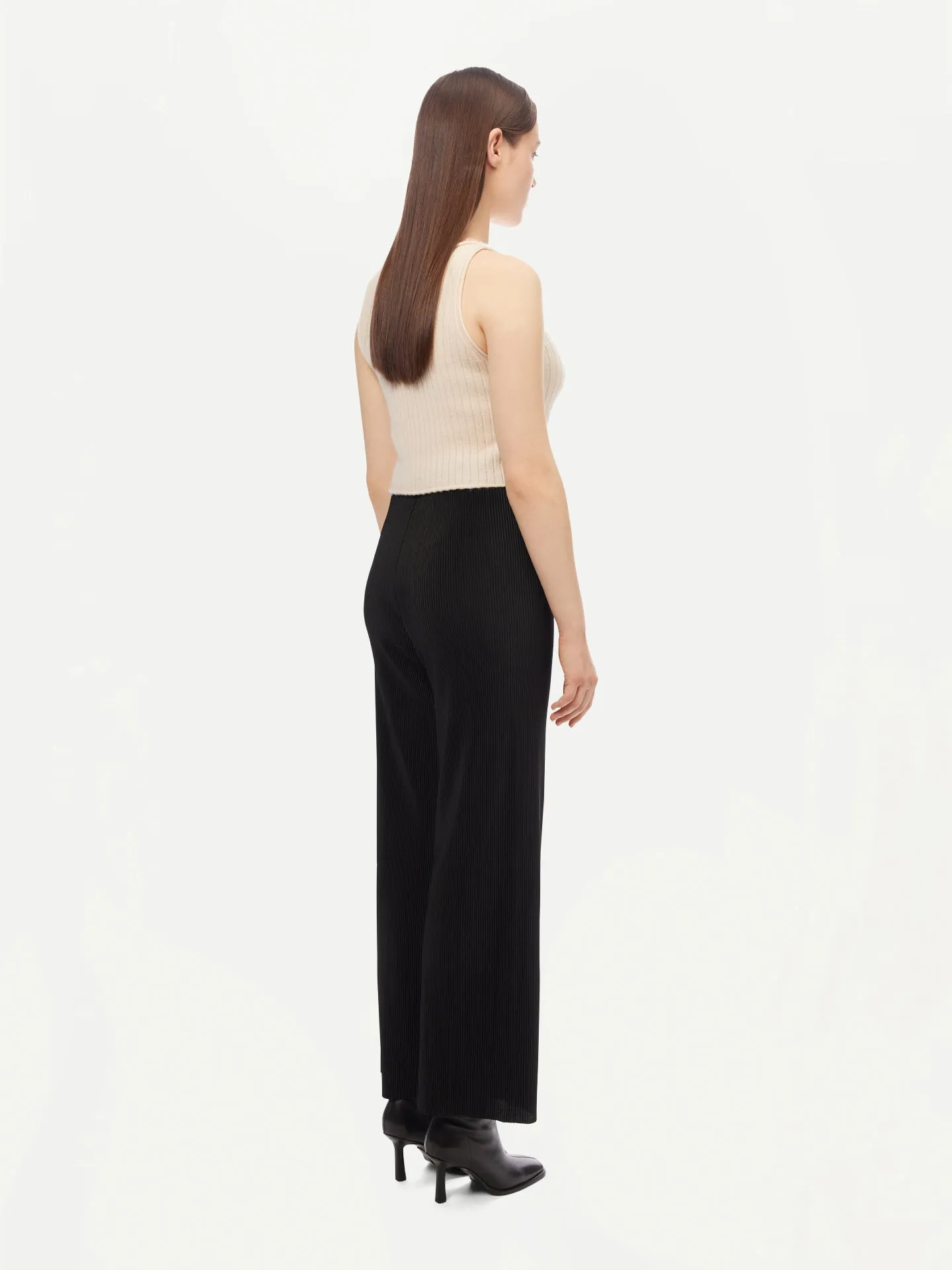 Organic Colour Cashmere Crop Top