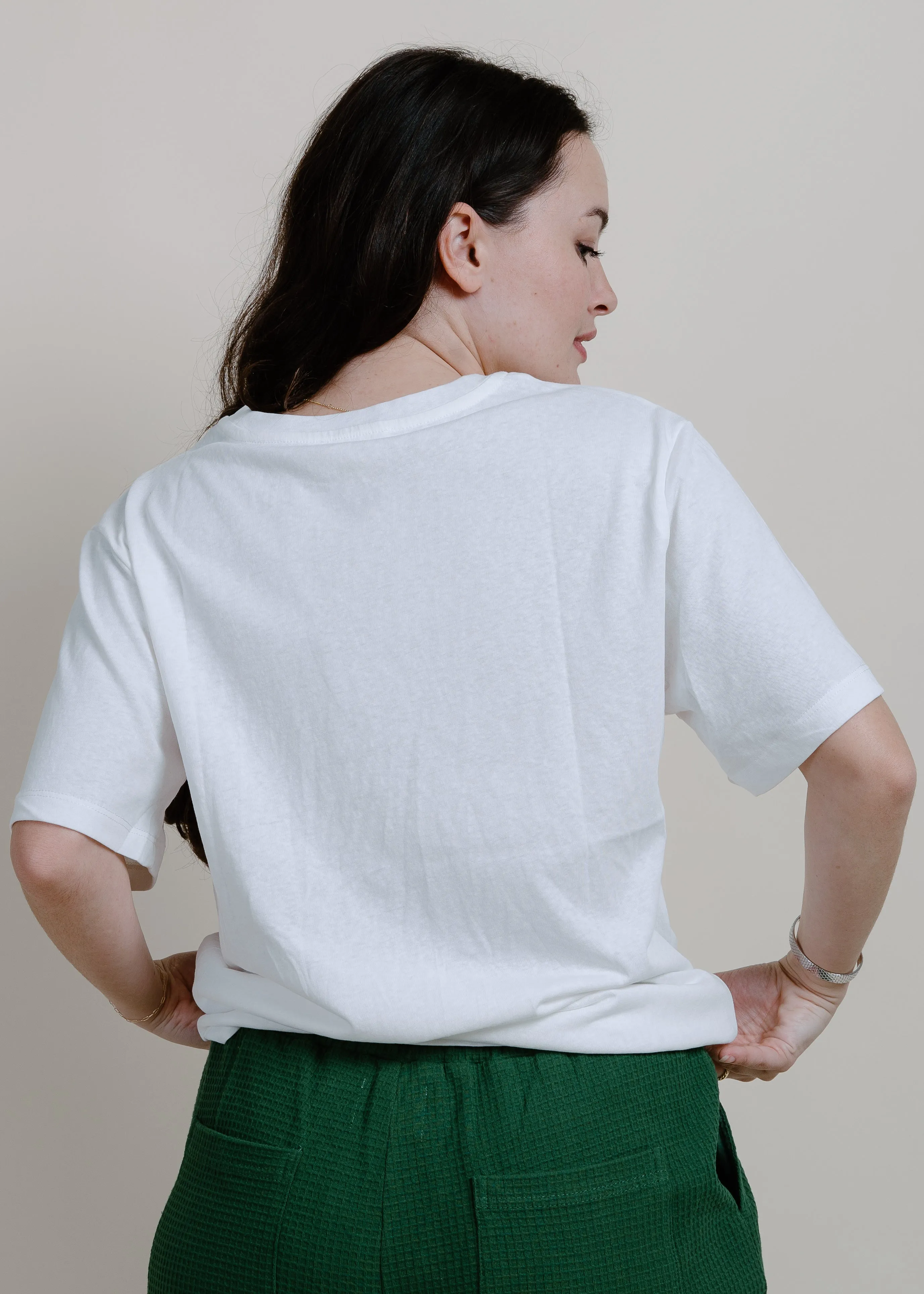 Out The Door Tee - White