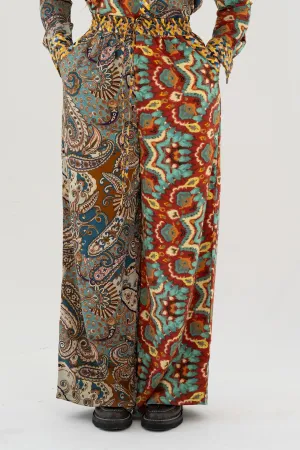Paisley Wide Leg Pants