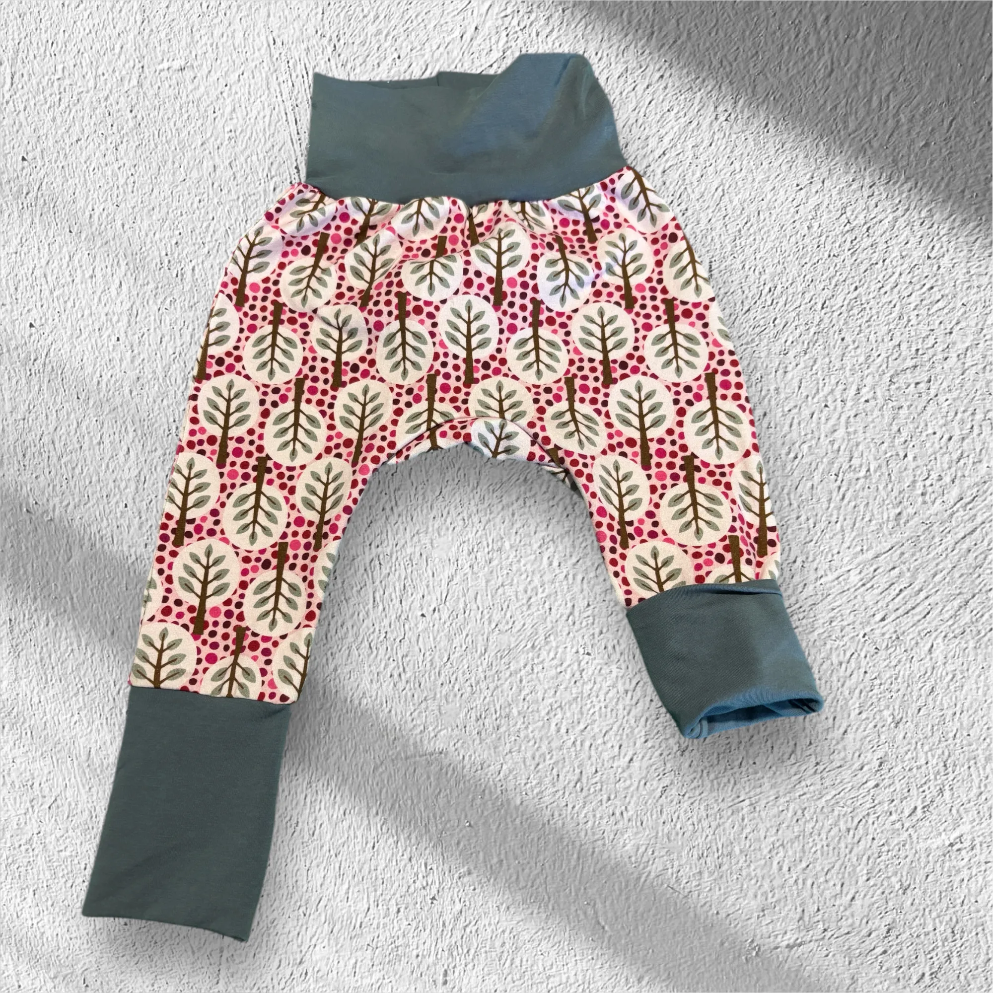 Pantalons évolutifs - Arbres roses