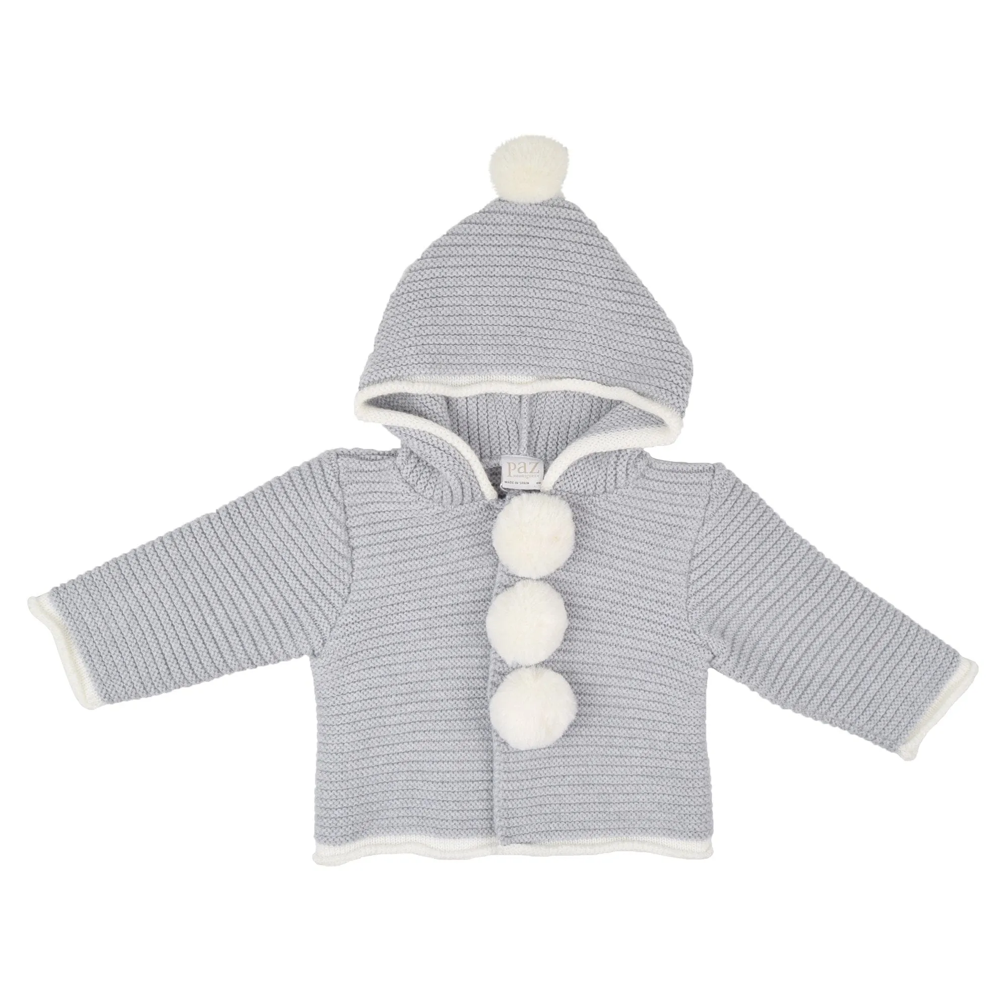 Paz Rodriguez Grey Knitted Jacket
