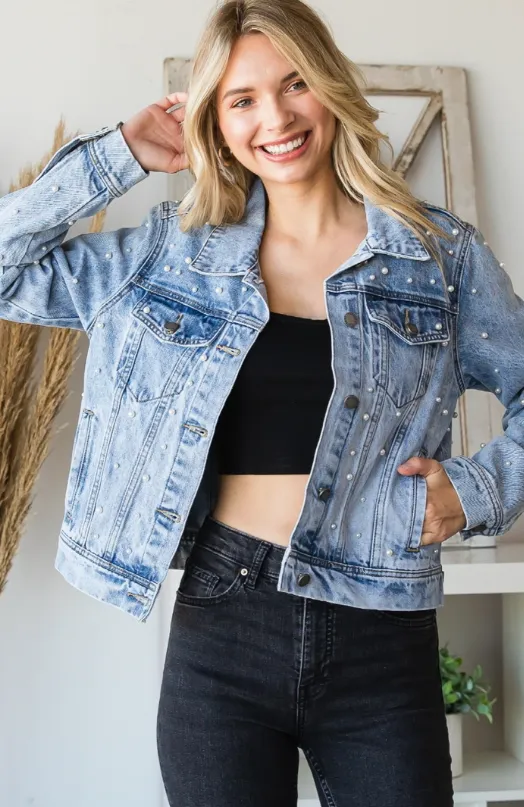 Pearl Denim Jacket
