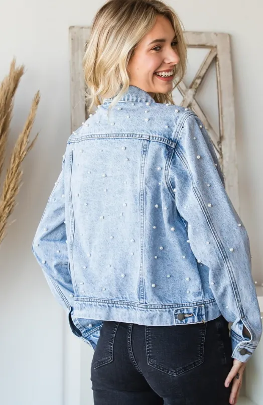 Pearl Denim Jacket