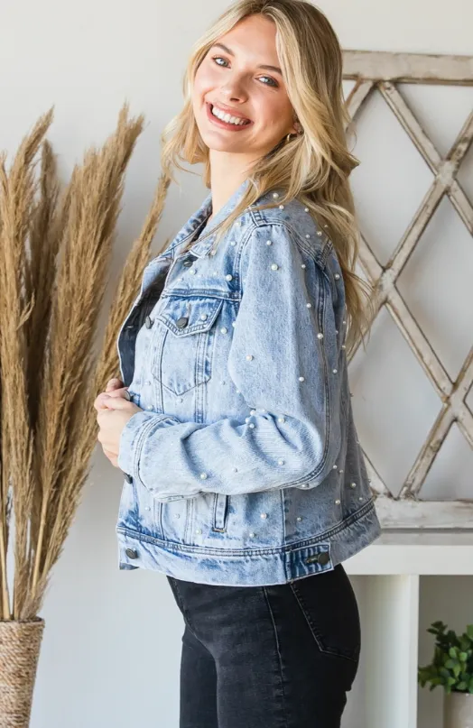 Pearl Denim Jacket