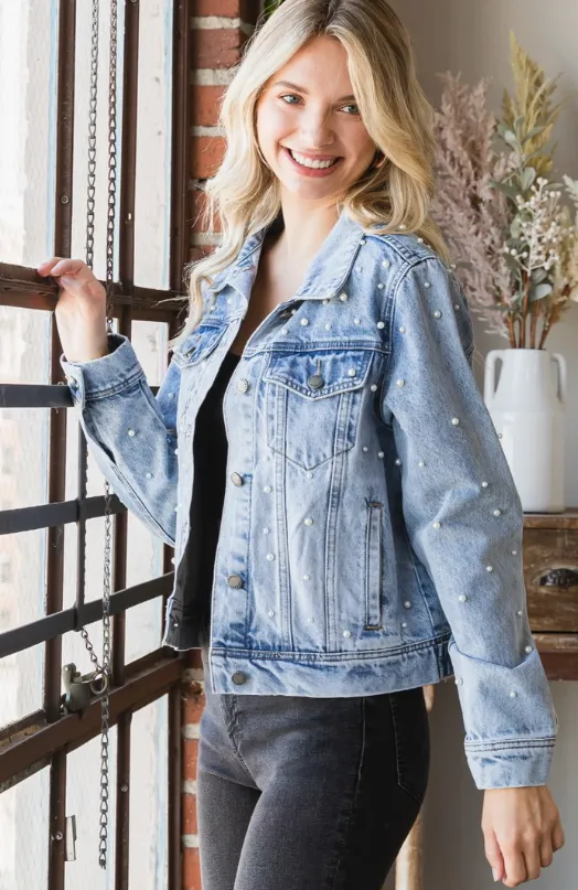 Pearl Denim Jacket