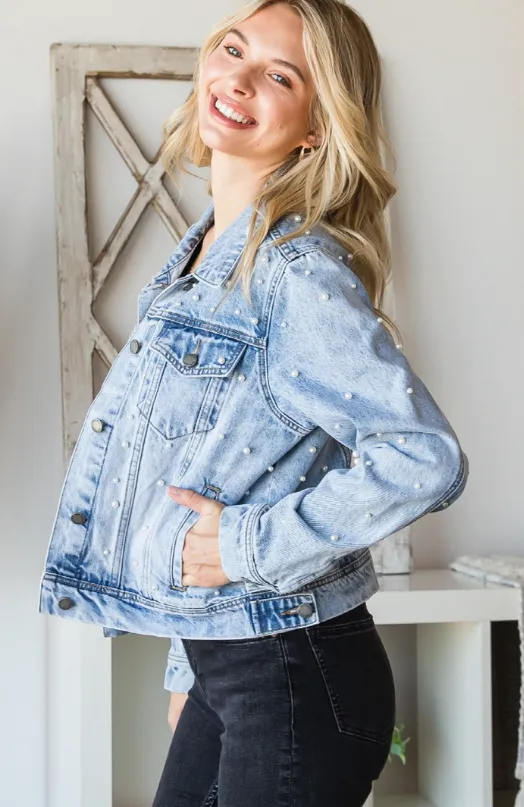 Pearl Denim Jacket