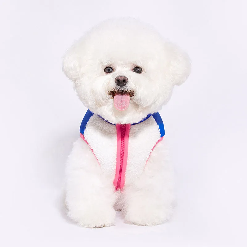 Pet Polyester Sherpa Vest - Fleece Warm Clothing for Small and Medium Dogs and Cats