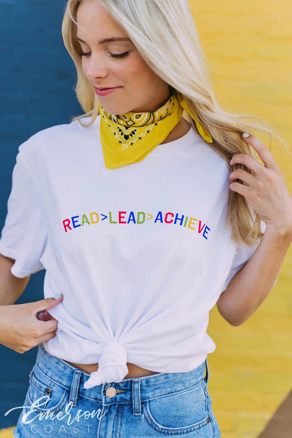 Pi Phi Read Lead Achieve Tee