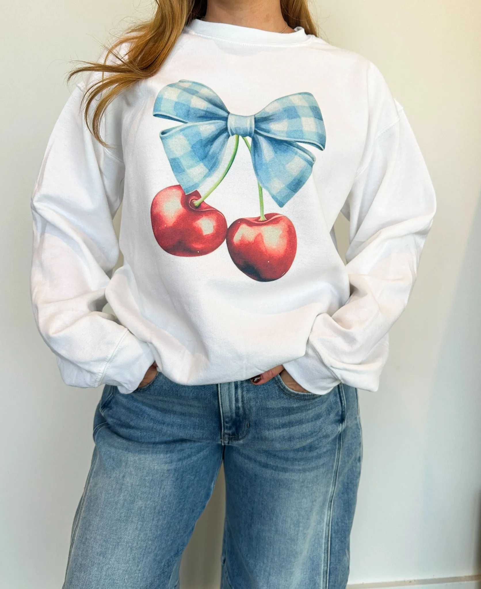 Picking Cherries Graphic Sweatshirt